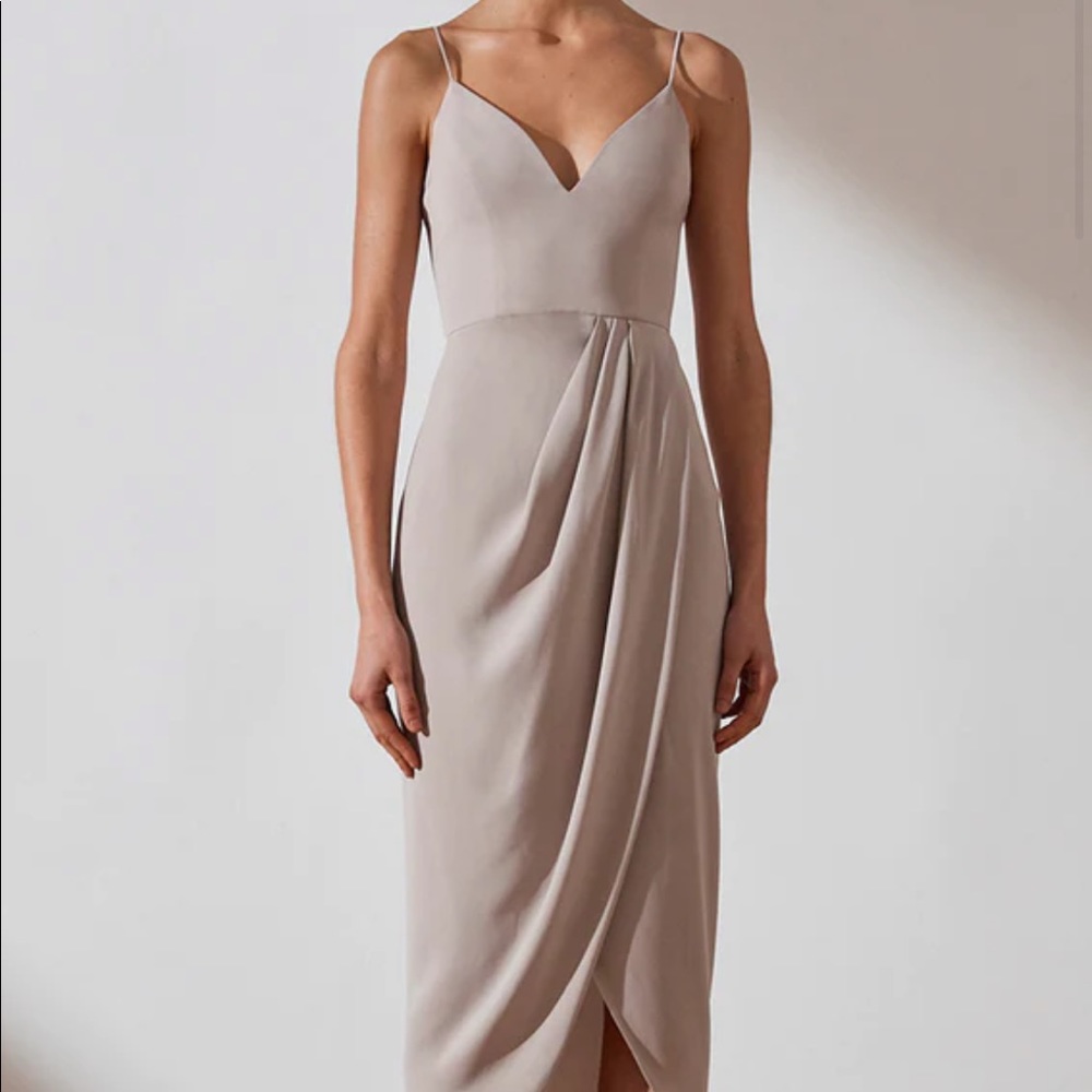 Shona Joy dress core cocktail dress, color oyster, size 8